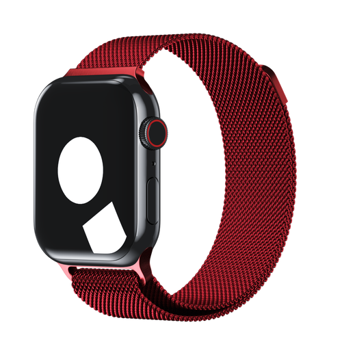 Red Milanese Loop for Apple Watch iSTRAP