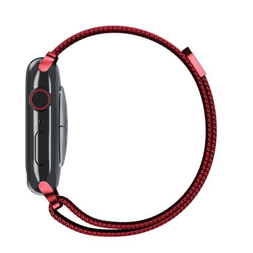 Red Milanese Loop for Apple Watch iSTRAP