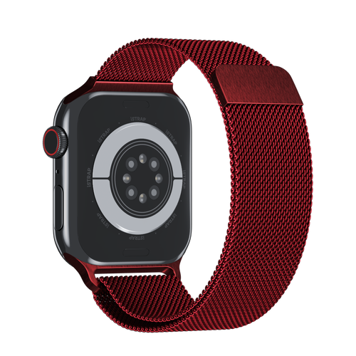 Red Milanese Loop for Apple Watch