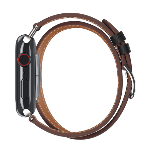 Rouge H/Bleu Saphir Attelage Double Tour for Apple Watch iSTRAP