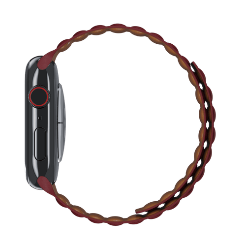 Ruby Leather Link for Apple Watch iSTRAP