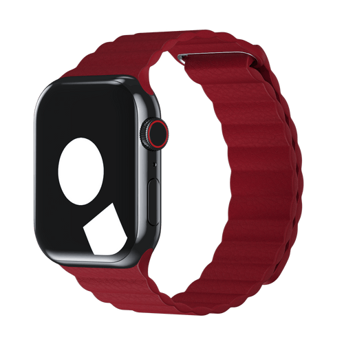 Ruby Leather Loop for Apple Watch iSTRAP