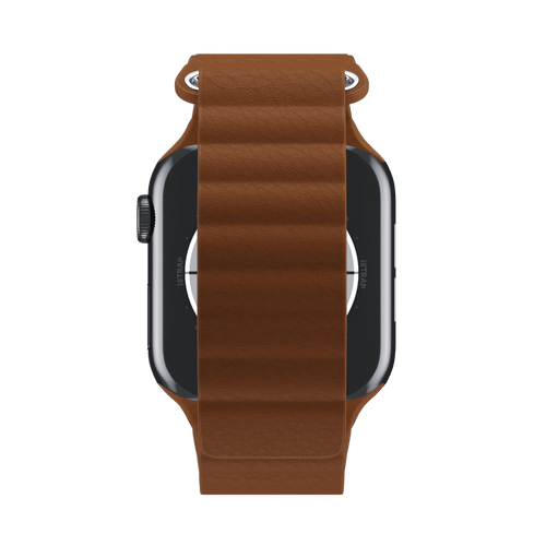 Saddle Brown Leather Loop for Apple Watch iSTRAP