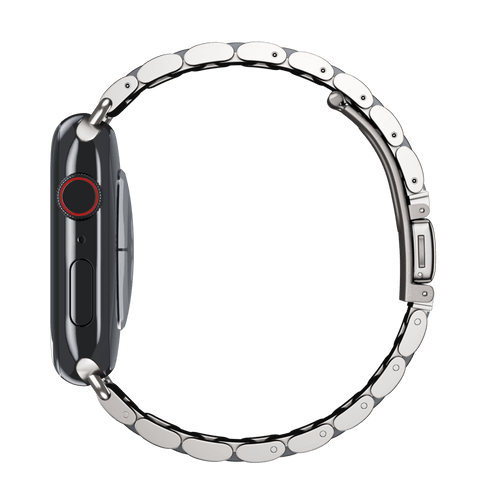 Silver/Space Black Tri-Link Bracelet for Apple Watch iSTRAP