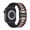 Space Black/Blush Pink Tri-Link Bracelet for Apple Watch iSTRAP