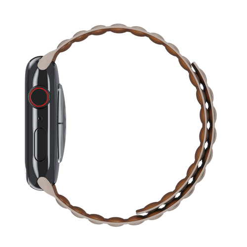 Starlight Leather Link for Apple Watch iSTRAP