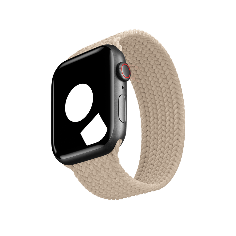 Beige Braided Solo Loop for Apple Watch