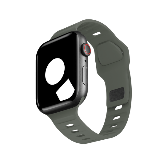 Dark Grey Sport Band Groove for Apple Watch