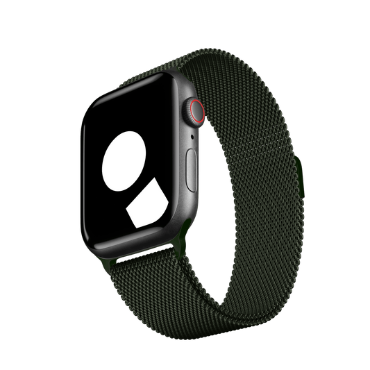 Green Milanese Loop for Apple Watch