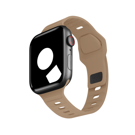 Walnut Sport Band Groove for Apple Watch