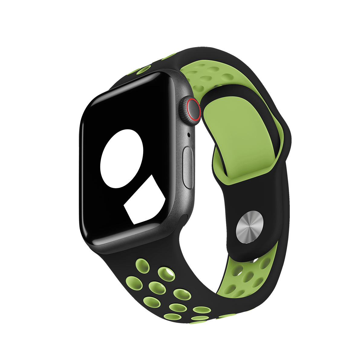 Black/Lime Blast Sport Band Active for Apple Watch