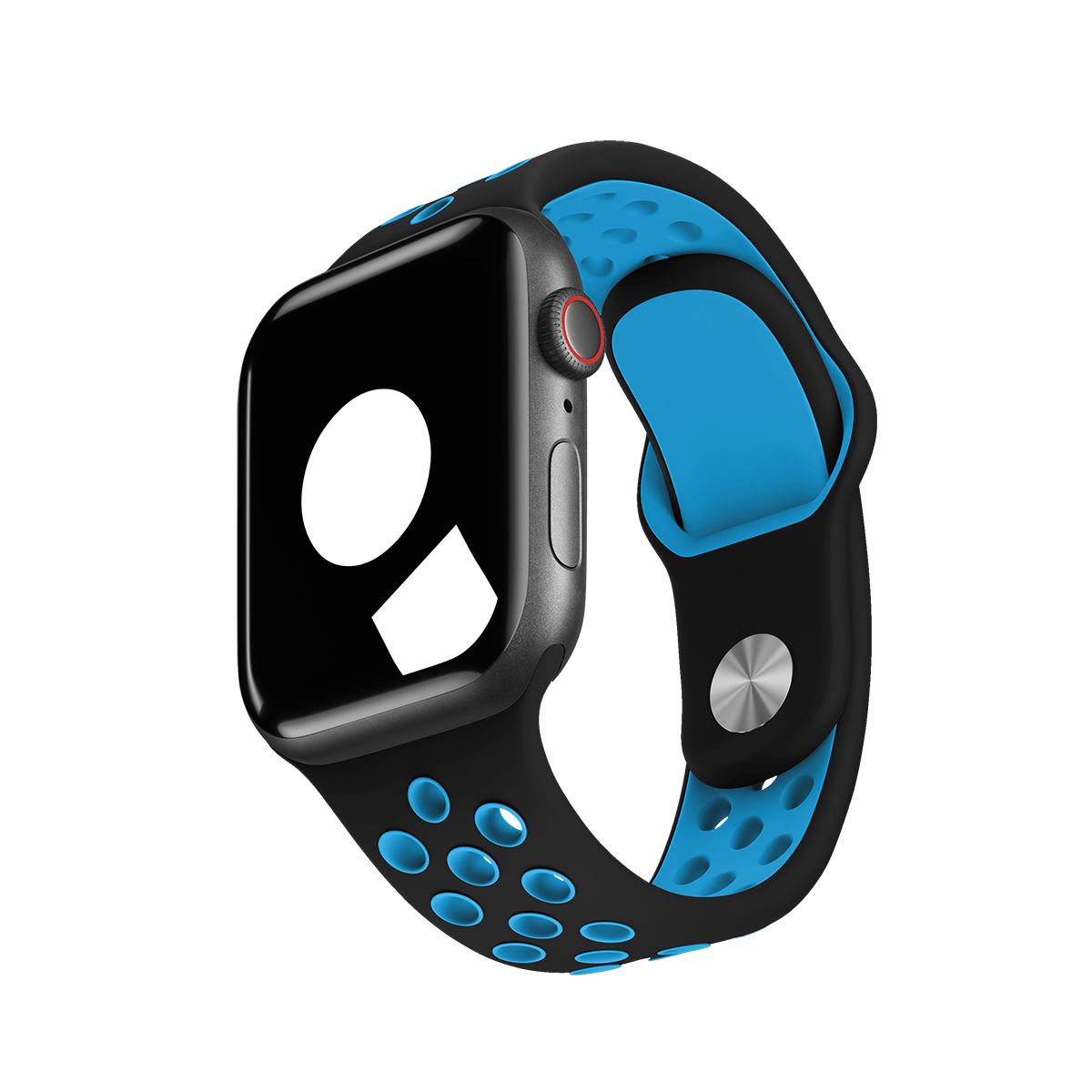 Black/Royal Blue Sport Band Active for Apple Watch