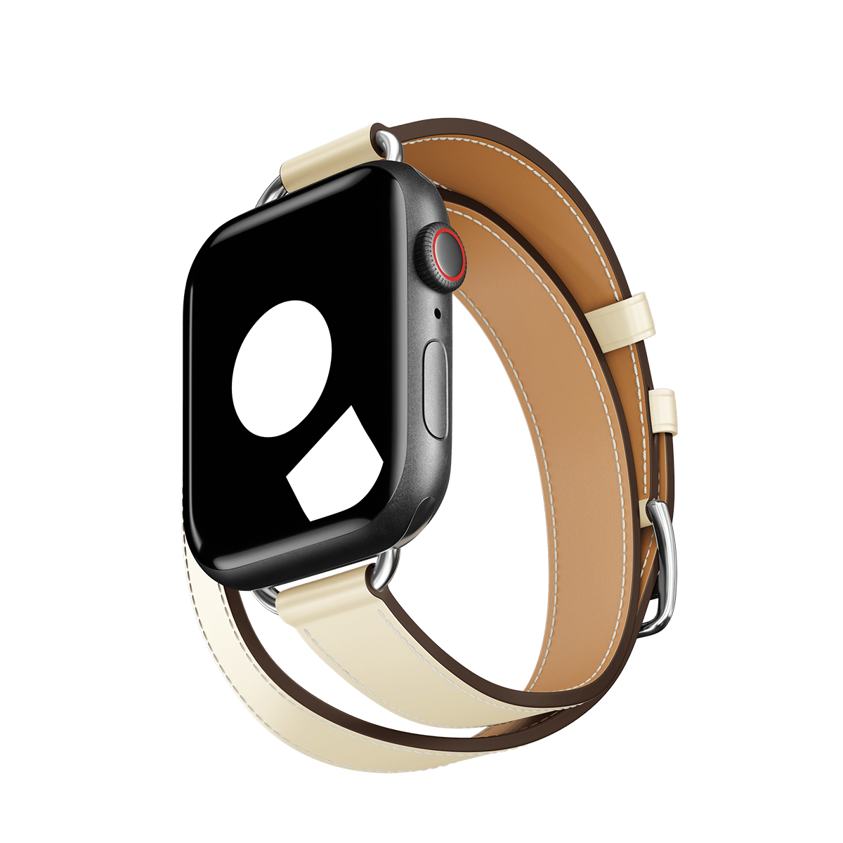 Blanc Attelage Double Tour for Apple Watch
