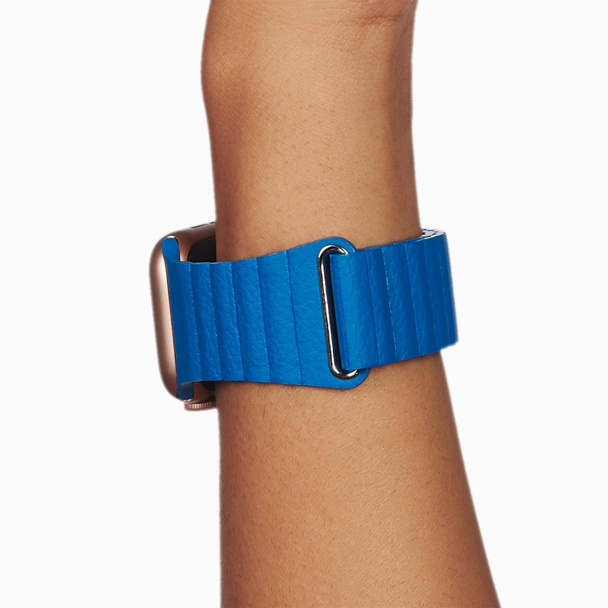 Cape Cod Blue Leather Loop for Apple Watch