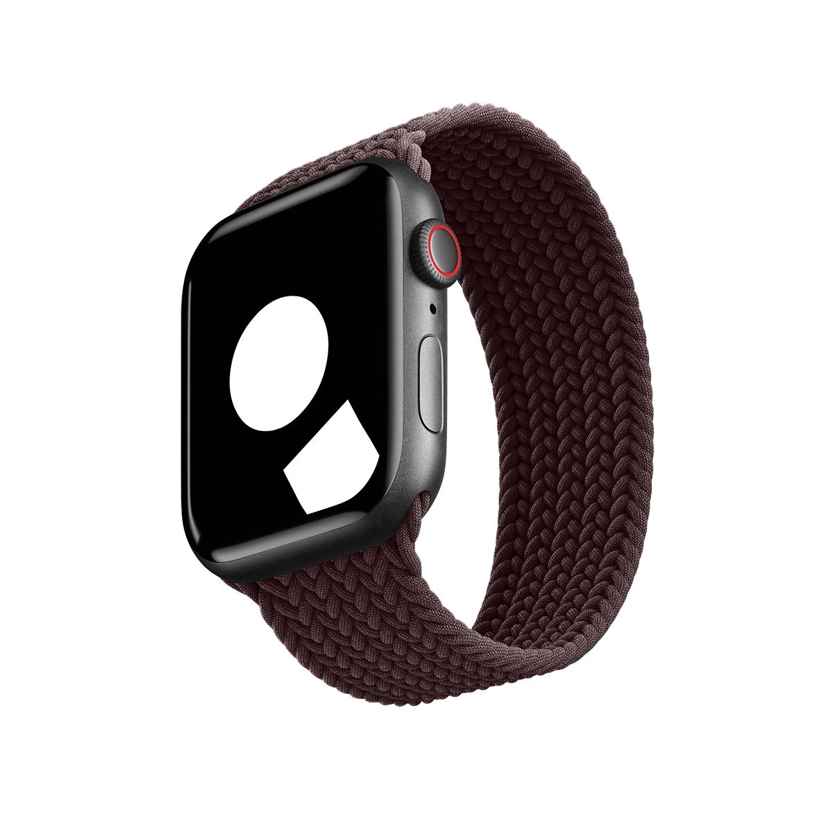 Dark Cherry Braided Solo Loop for Apple Watch