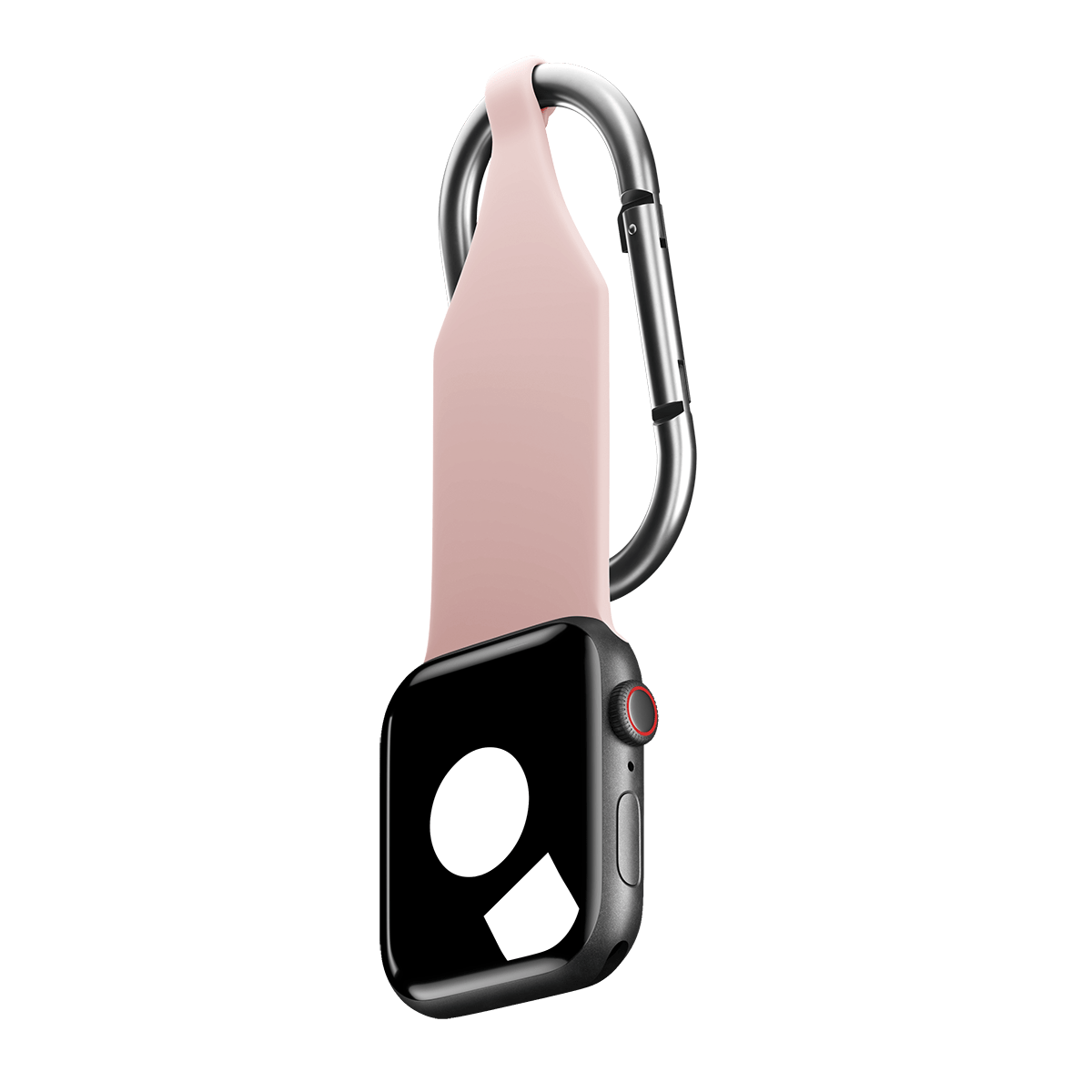 Light Pink Carabiner Fob for Apple Watch