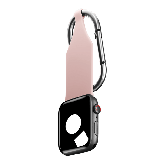 Light Pink Carabiner Fob for Apple Watch