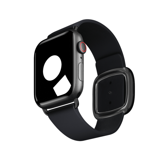 Midnight Black Modern Buckle for Apple Watch