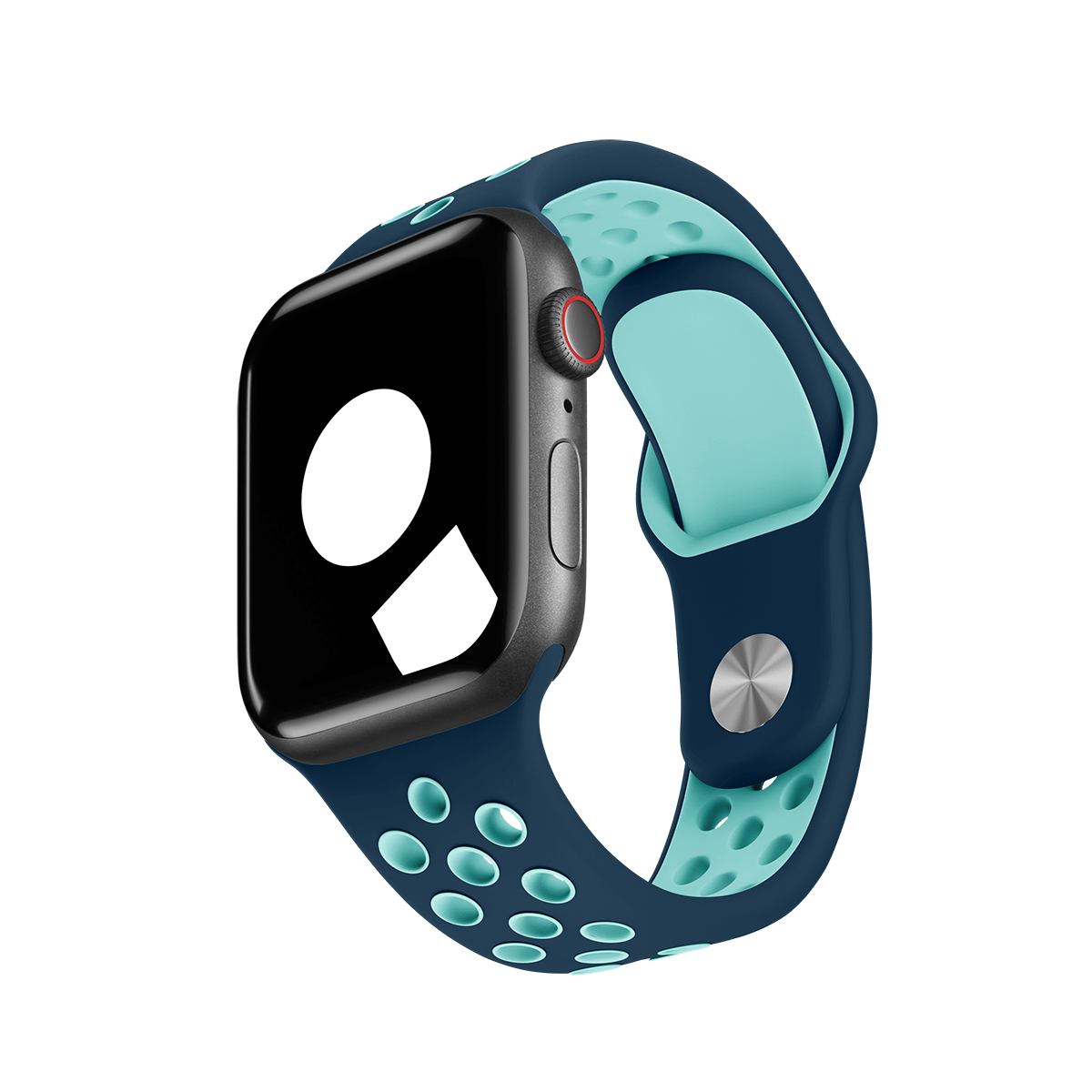 Midnight Turquoise/Aurora Green Sport Band Active for Apple Watch