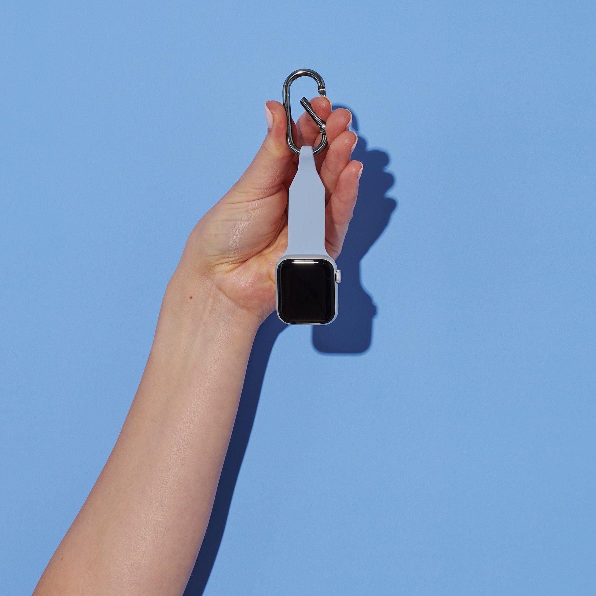 Mist Blue Carabiner Fob for Apple Watch