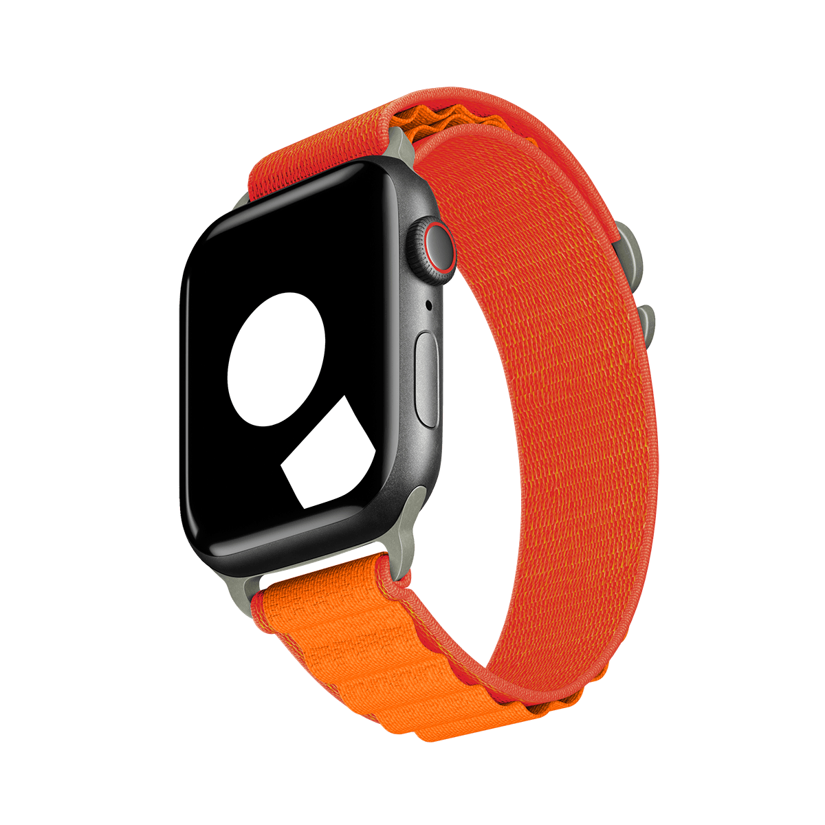 Orange Alpine Loop for Apple Watch