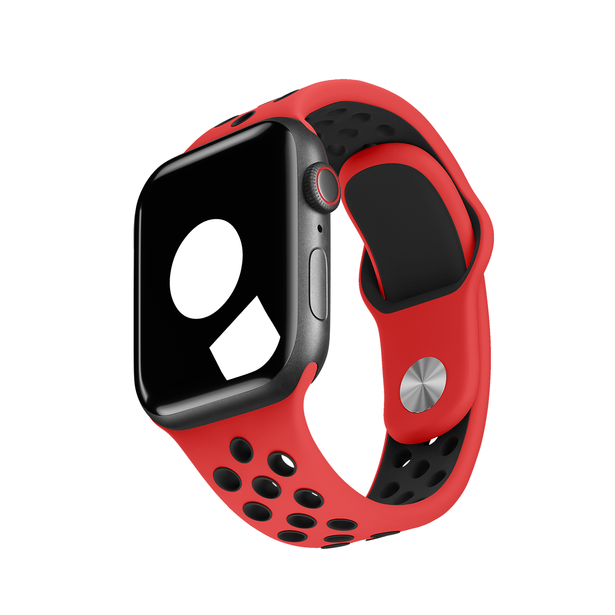 Red/Black Sport Band Active for Apple Watch
