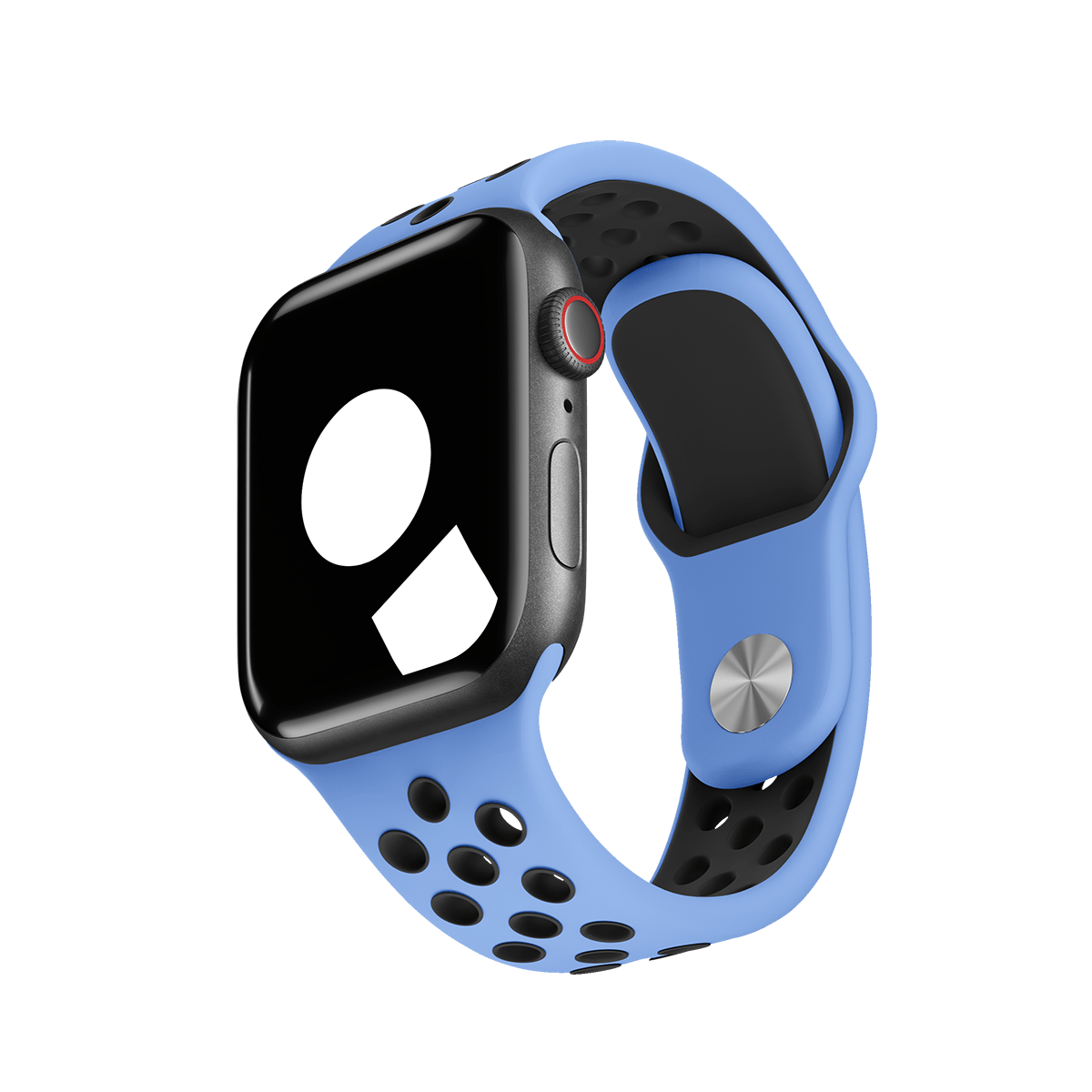 Royal Pulse/Black Sport Band Active for Apple Watch