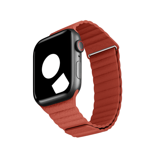 Sunset Leather Loop for Apple Watch