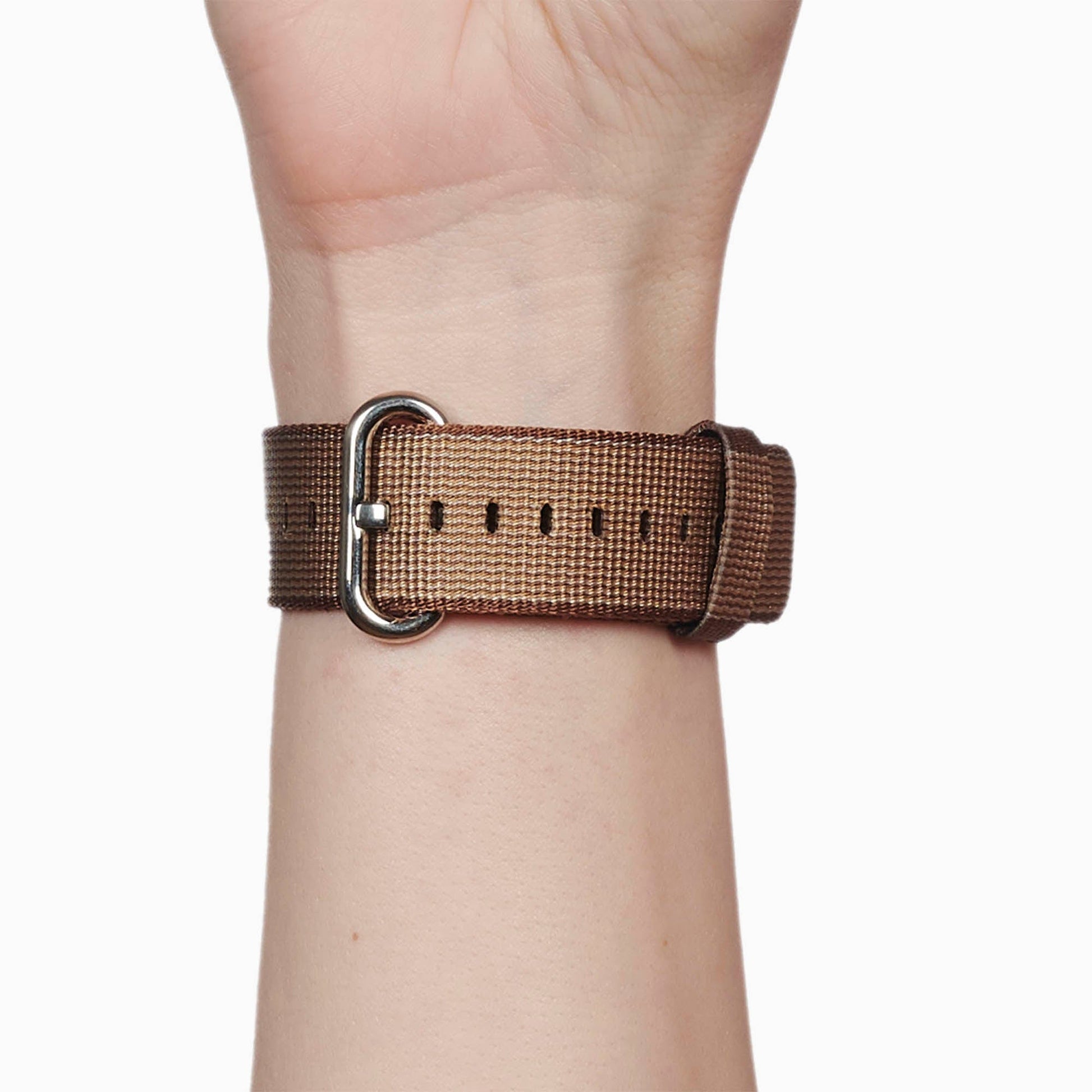 Toasted Coffee/Caramel Woven Nylon for Apple Watch