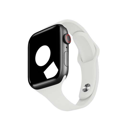 White Sport Band Chic for Apple Watch